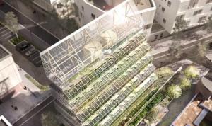 Vertical farming proposal Paris curated